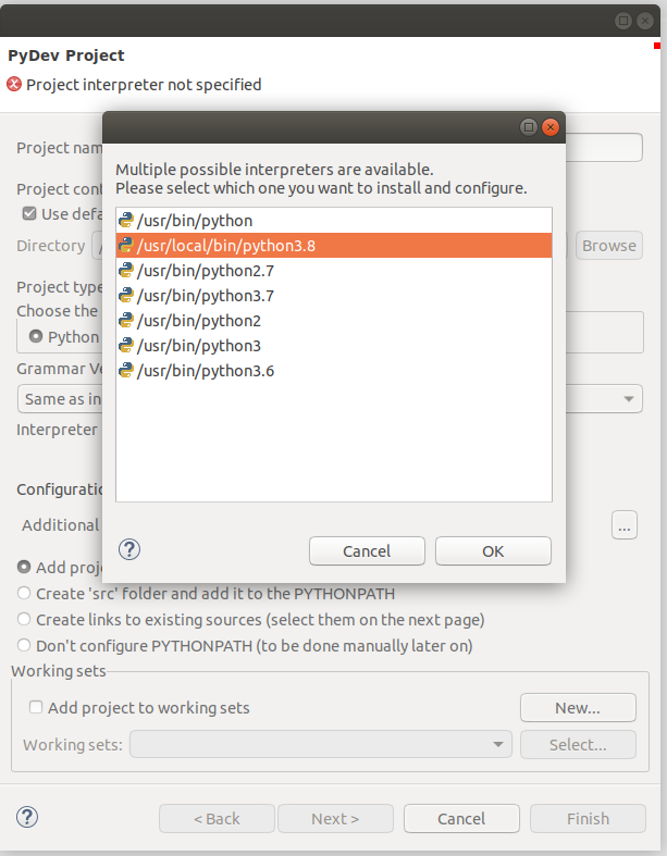 Configure Interpreter Configure Interpreter