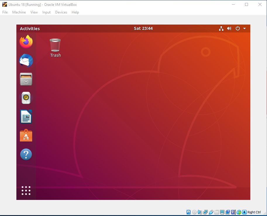 Ubuntu on VirtualBox