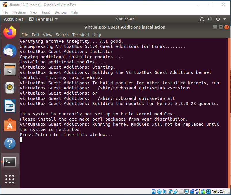 run guest additions virtualbox linux run guest additions virtualbox linux