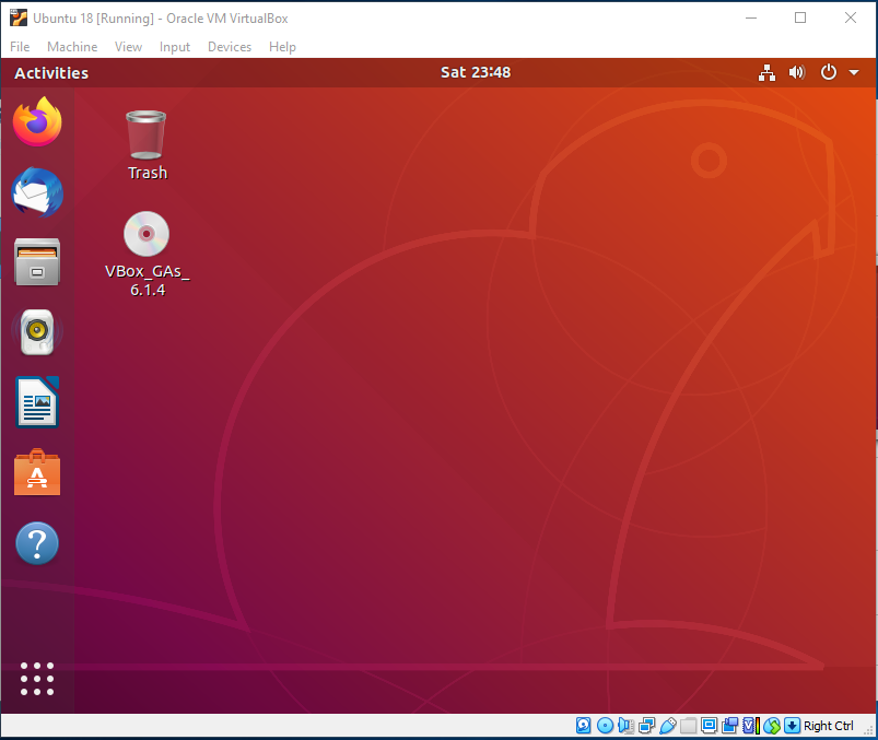 Ubuntu VirtualBox Resize