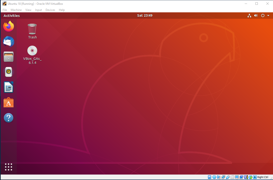 Ubuntu VirtualBox Resize