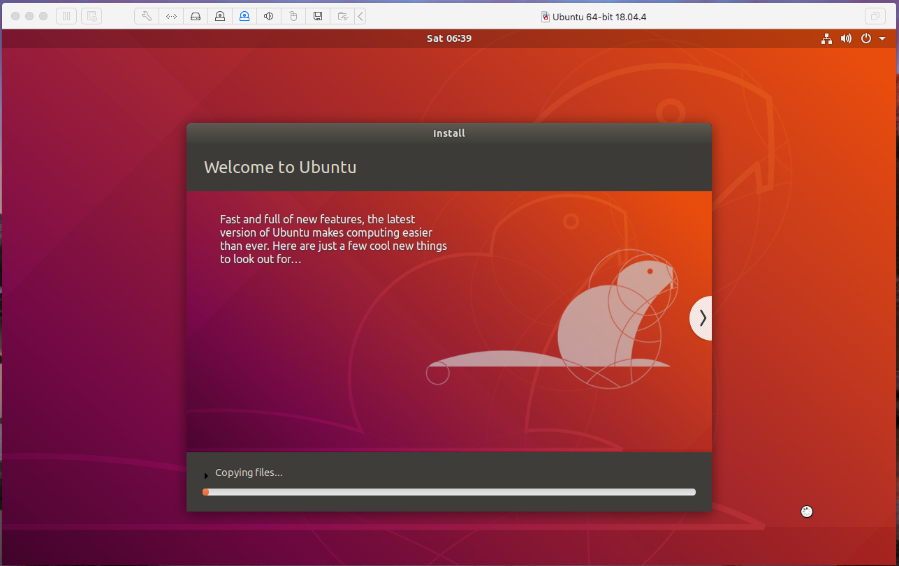 Ubuntu On VMware Fusion - Installation