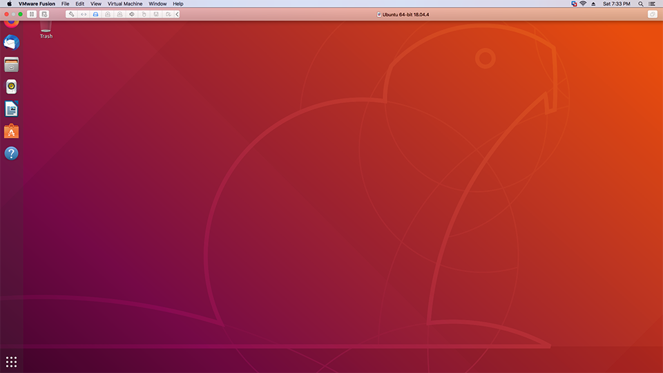 Ubuntu On VMware Fusion - Full Screen