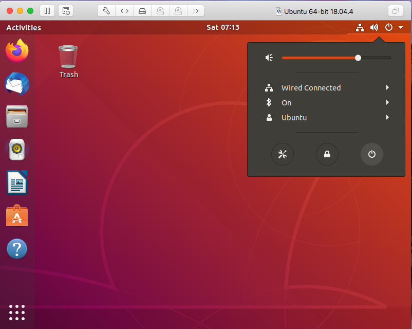 Ubuntu On VMware Fusion - Logout