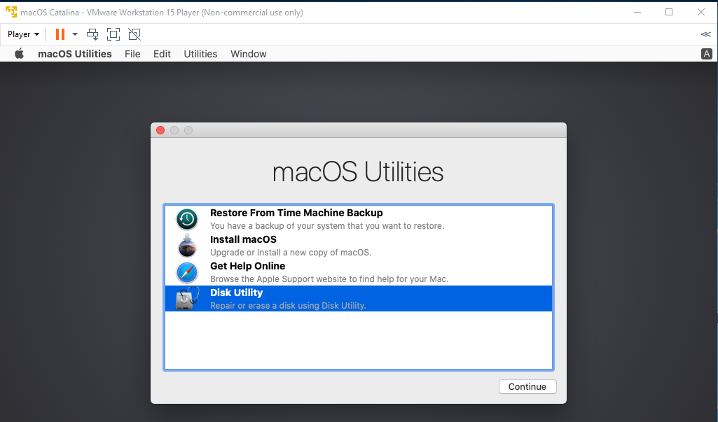 macOS - VMware - Disk macOS - VMware - Disk