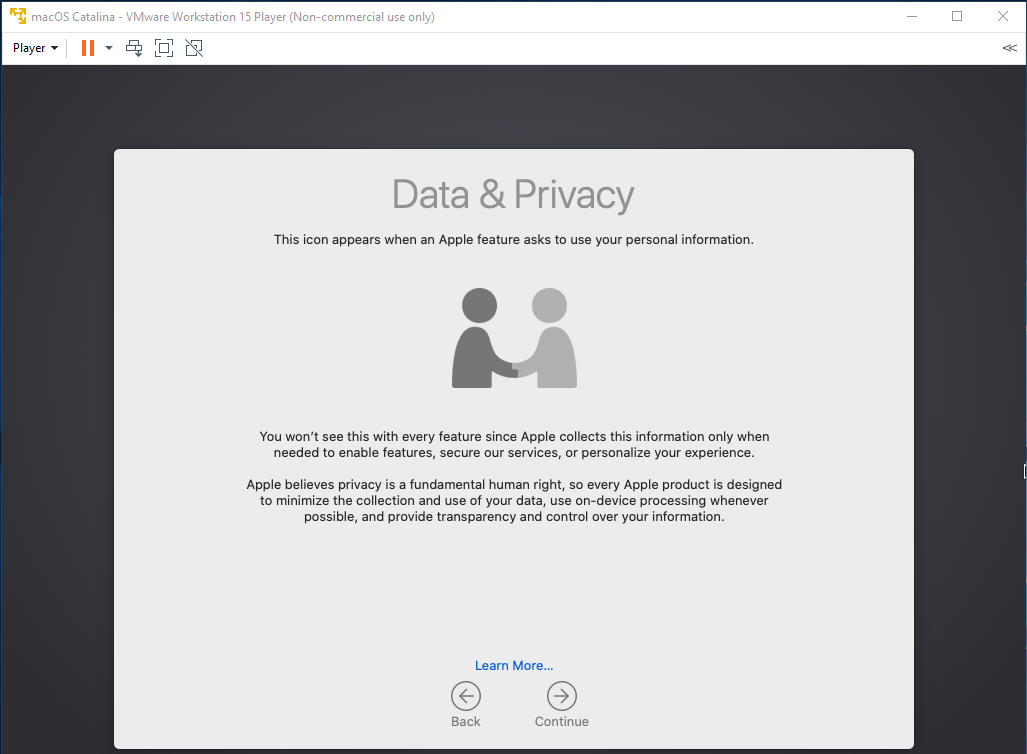 macOS - VMware - Setup macOS - VMware - Setup