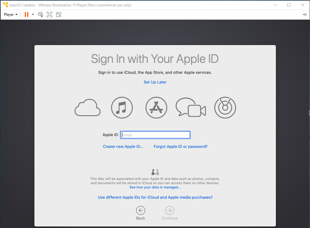 macOS - VMware - Setup macOS - VMware - Setup
