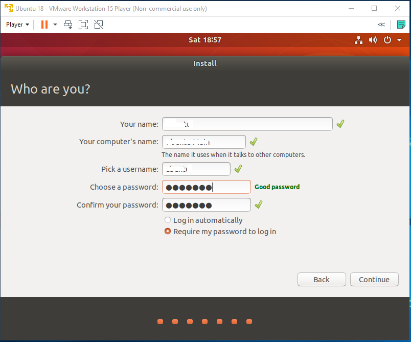 Ubuntu - VMware - Instalar - User
