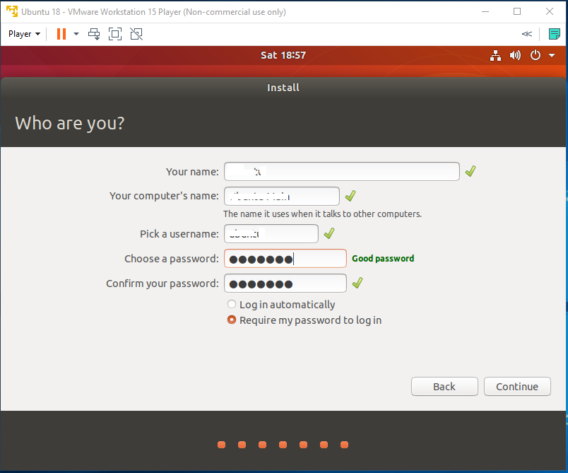  Ubuntu - VMware - Install - User