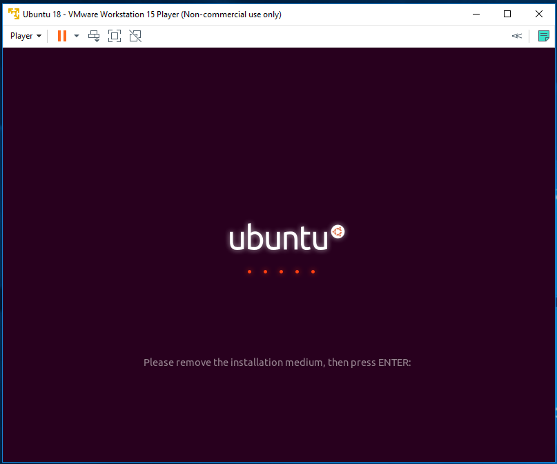 Ubuntu - Vmware - Fullfør