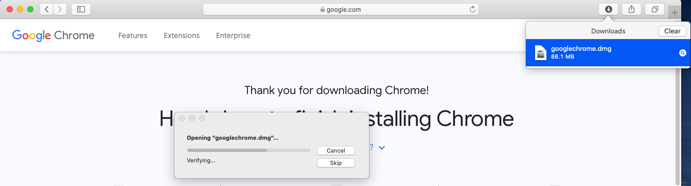 Google Chrome - Mac - Mount Google Chrome - Mac - Mount