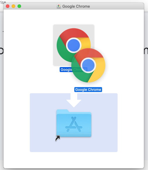 Google Chrome - Mac - Drag