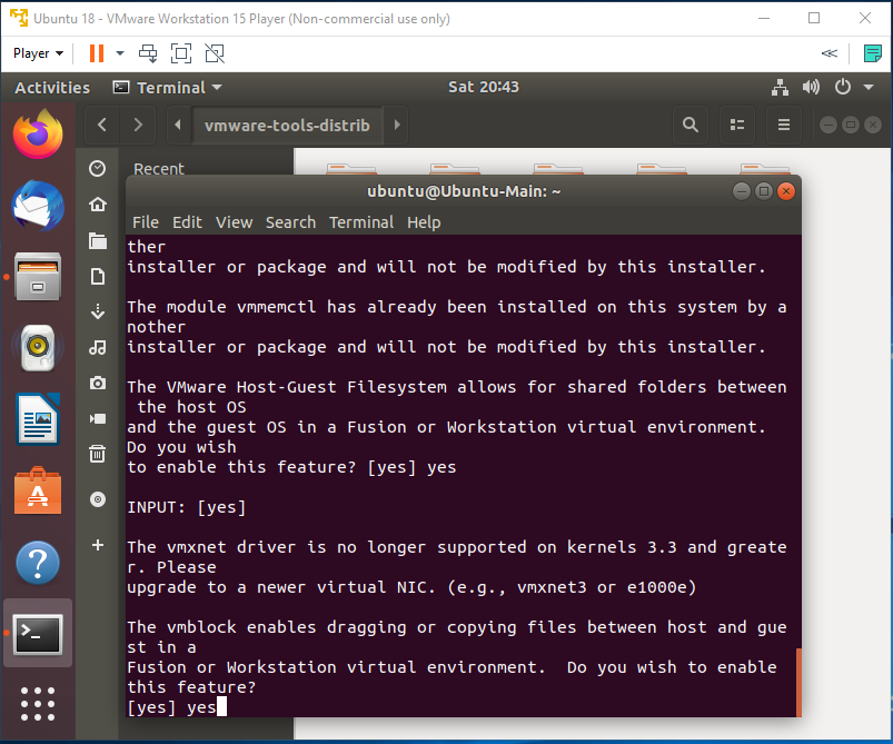 ubuntu server vmware tools