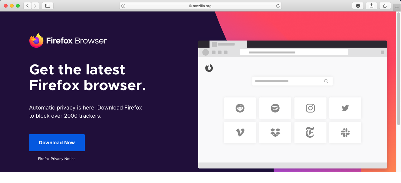 Mozilla Firefox - Mac - Download