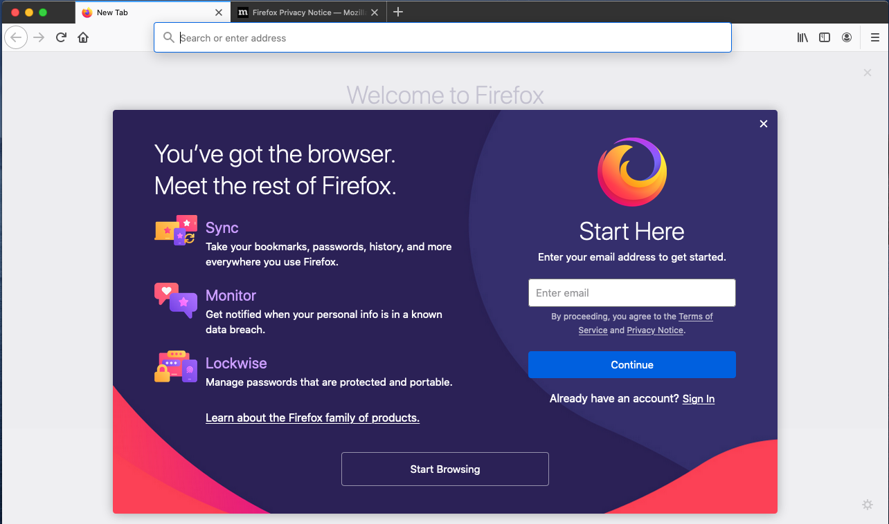 Mozilla Firefox - Mac