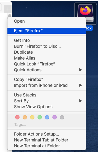 Mozilla Firefox - Mac - Unmount Mozilla Firefox - Mac - Unmount