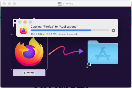 Mozilla Firefox - Mac - Installing