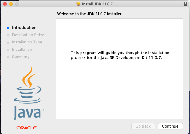 Java 11 - Mac - Welcome