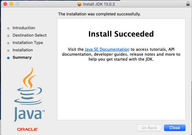 Java 13 - Mac - Installed