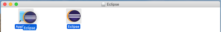 Eclipse for Java - Mac - Drag