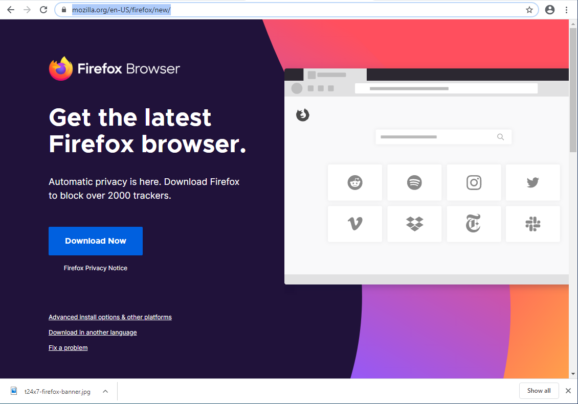 install firefox