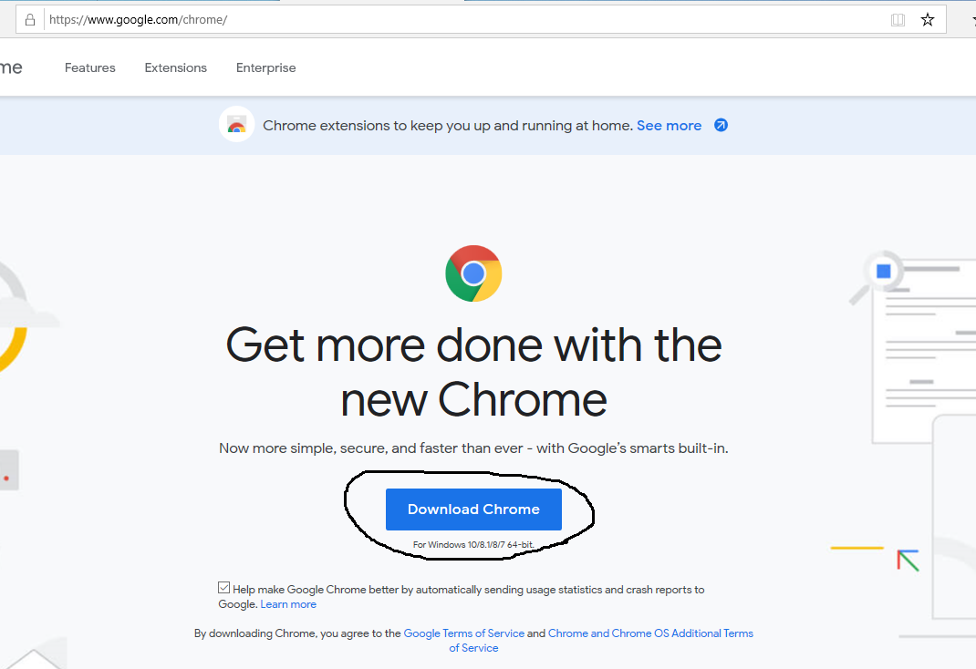 Google Chrome - Windows 10 - Download