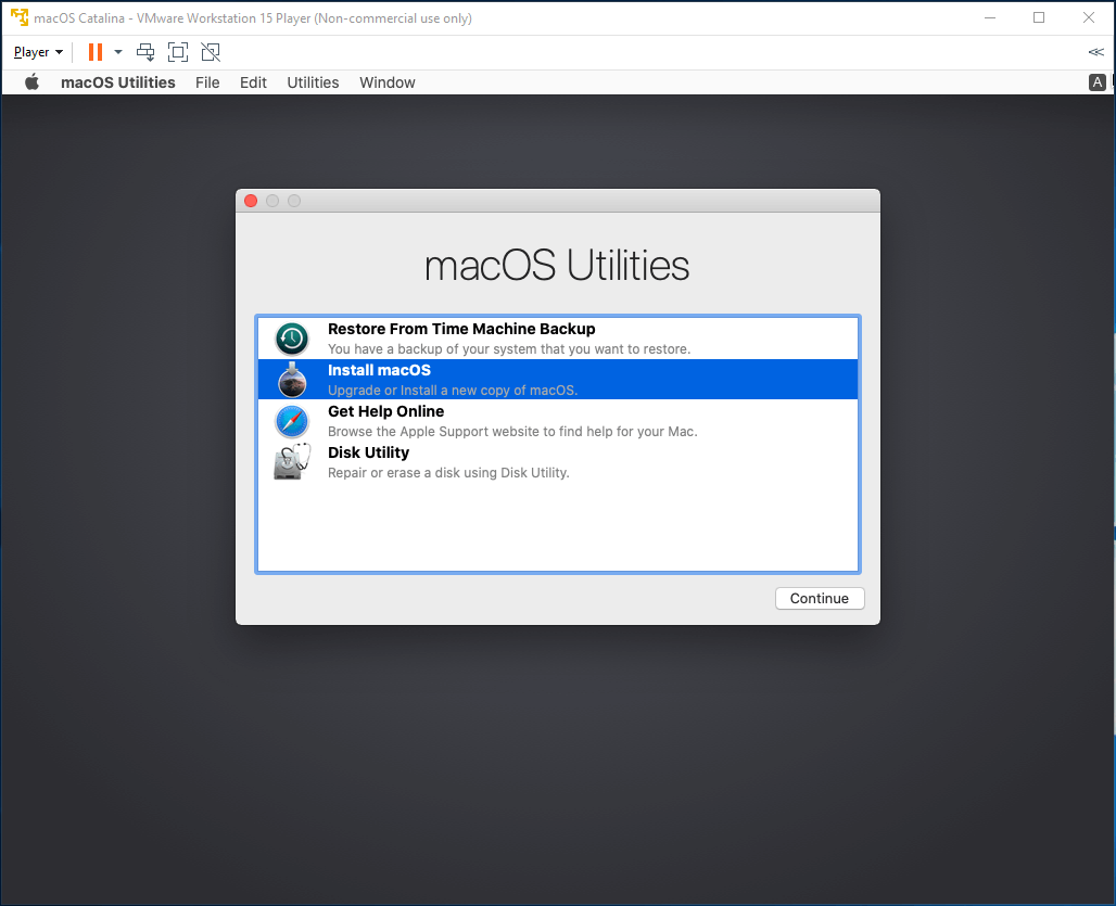 macOS - VMware - Install macOS - VMware - Install