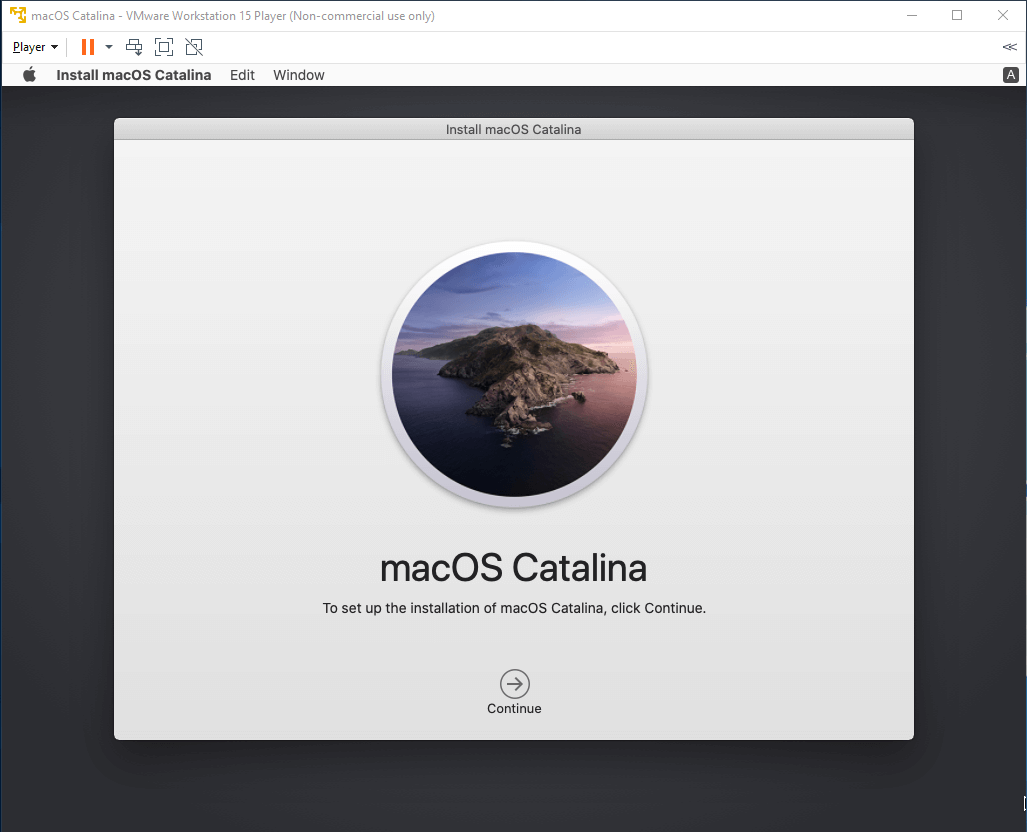 macOS - VMware - Confirm