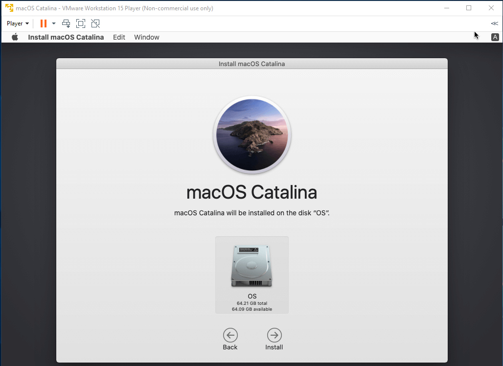 macOS - VMware - Disk macOS - VMware - Disk