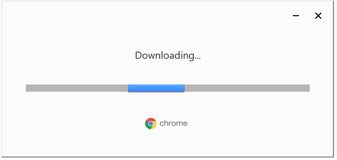 Google Chrome - Windows 10 - Progress