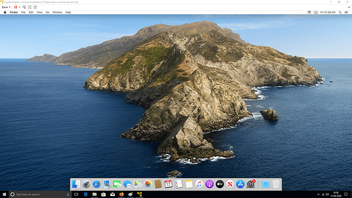 macOS - VMware - Fullscreen