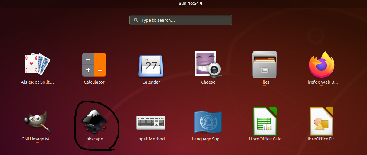 Inkscape On Ubuntu - Applications