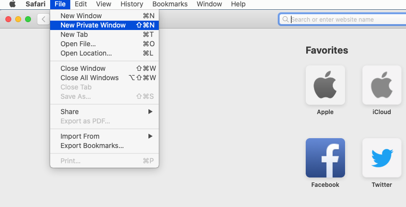 Incognito In Safari - New Window Incognito In Safari - New Window