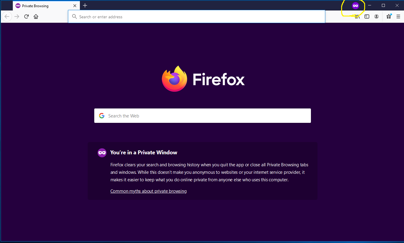 Incognito In Firefox - Incognito Window
