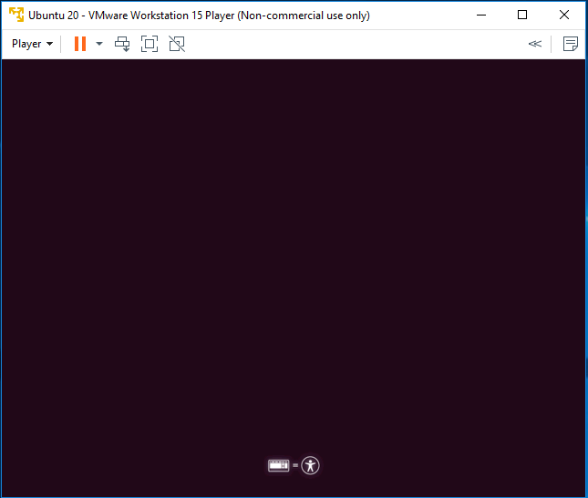 Ubuntu 20.04 LTS on Windows using VMware - Loading