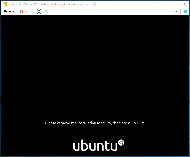 Ubuntu 20.04 LTS on Windows using VMware - Installation Media