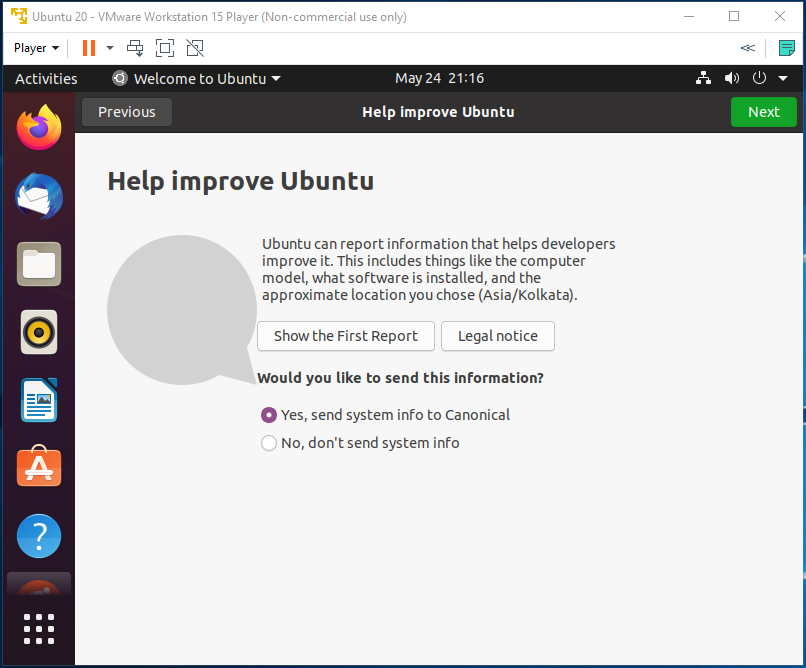 Ubuntu 20.04 LTS on Windows using VMware - Intro
