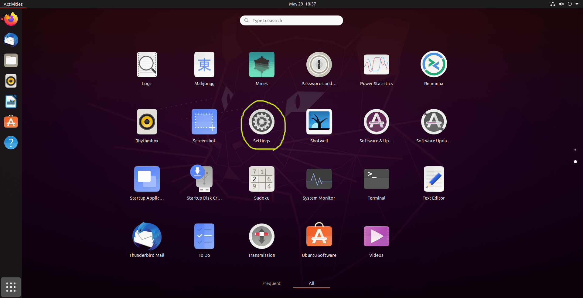 Icons Size and Position - Ubuntu 20.04 LTS - Settings