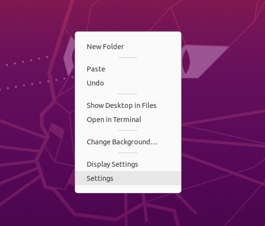 Change Background - Ubuntu 20.04 - Settings Change Background - Ubuntu 20.04 - Settings