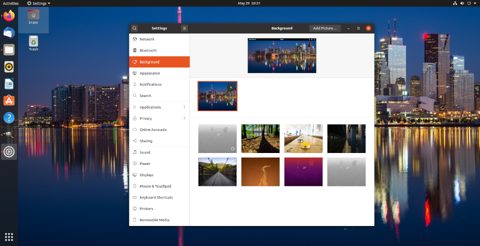 Change Background - Ubuntu 20.04 - Custom Change Background - Ubuntu 20.04 - Custom