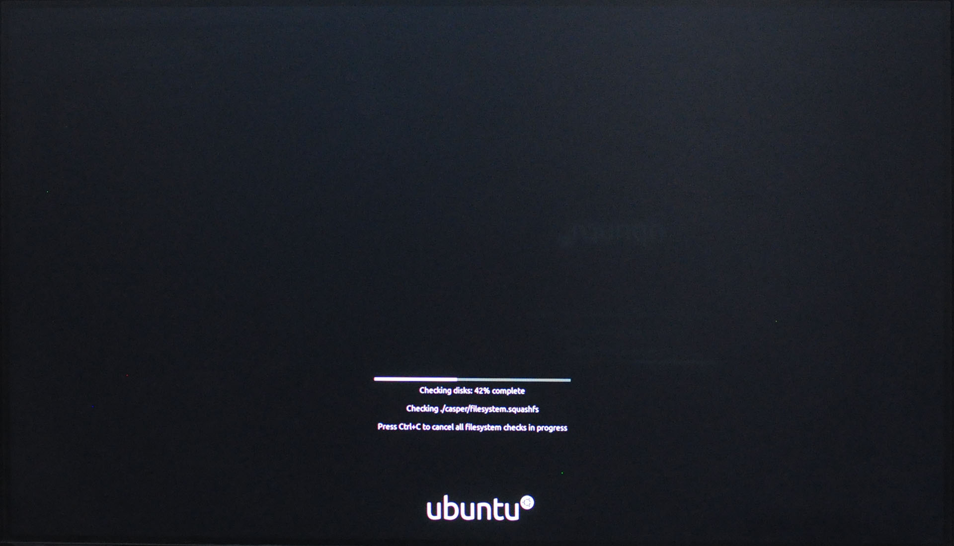 Install Ubuntu 20.04 LTS - Disc Checks