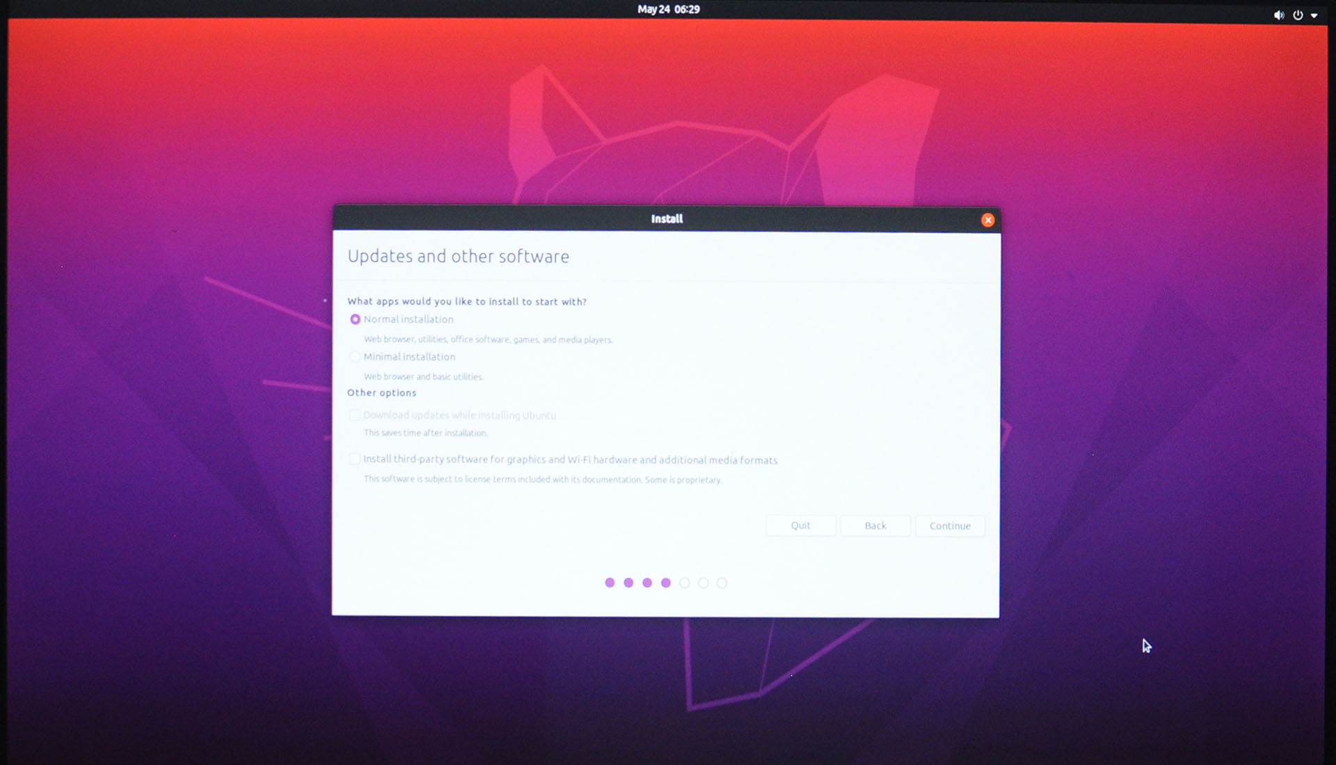Install Ubuntu 20.04 LTS - Updates