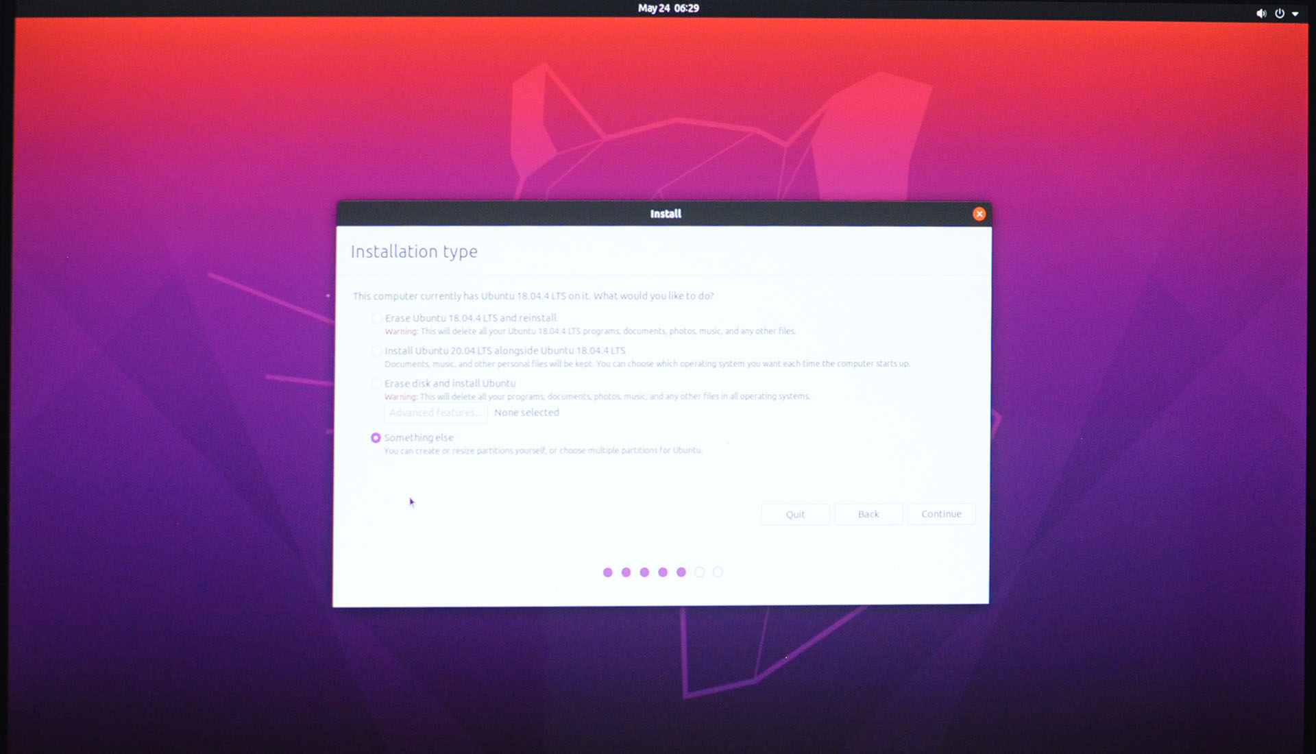 Install Ubuntu 20.04 LTS - Installation Type Install Ubuntu 20.04 LTS - Installation Type