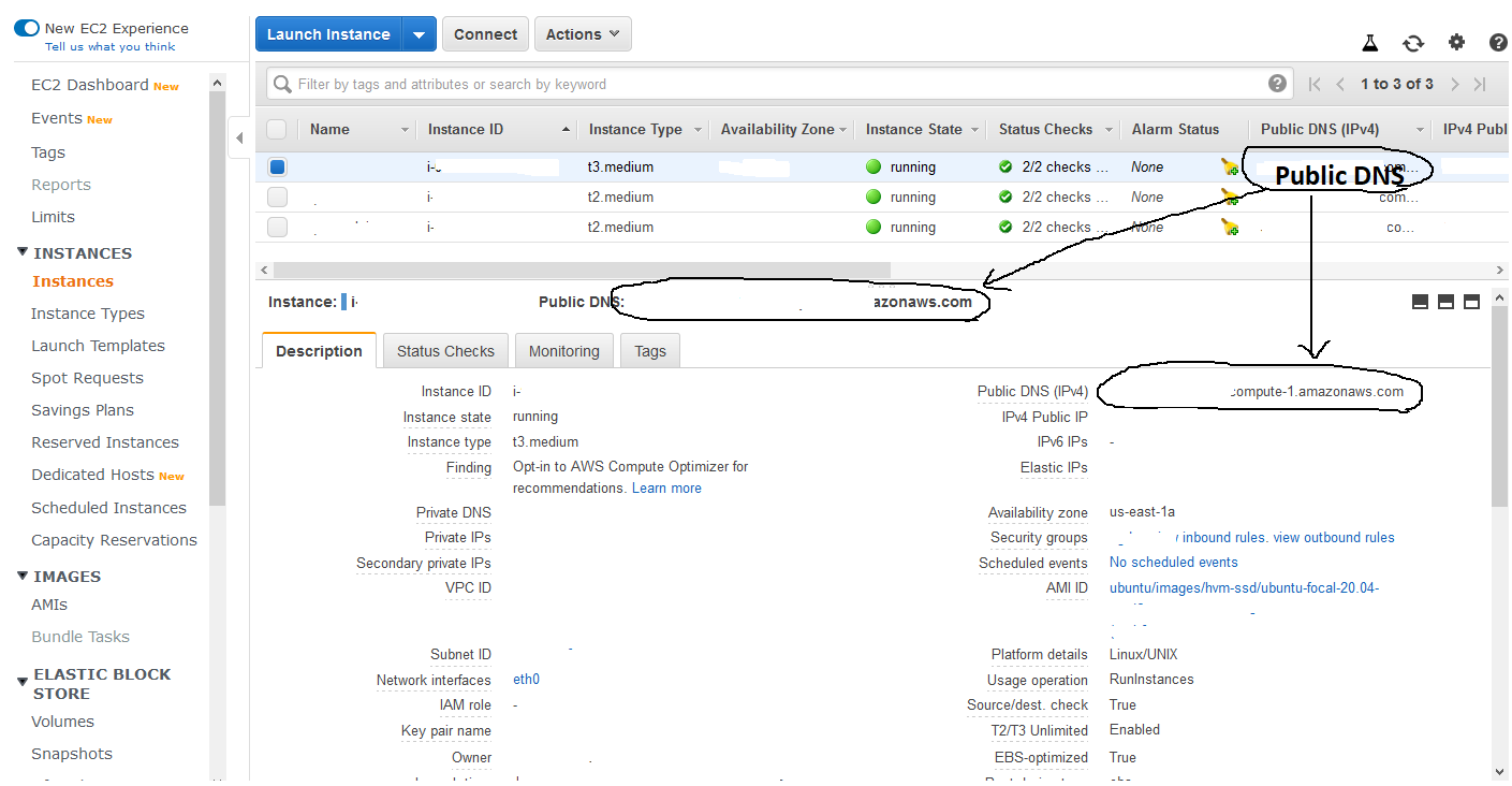 Ubuntu 20.04 LTS On AWS EC2 - Instance Details