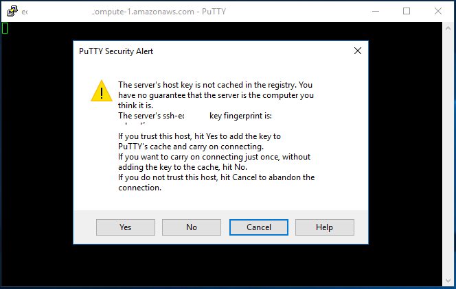 Ubuntu 20.04 LTS On AWS EC2 - Putty - Security Warning Ubuntu 20.04 LTS On AWS EC2 - Putty - Security Warning