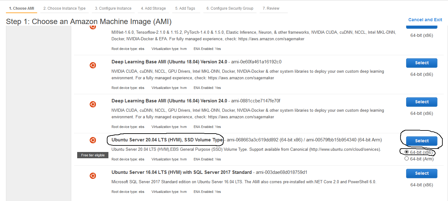 Ubuntu 20.04 LTS On AWS EC2 - Launch Instance