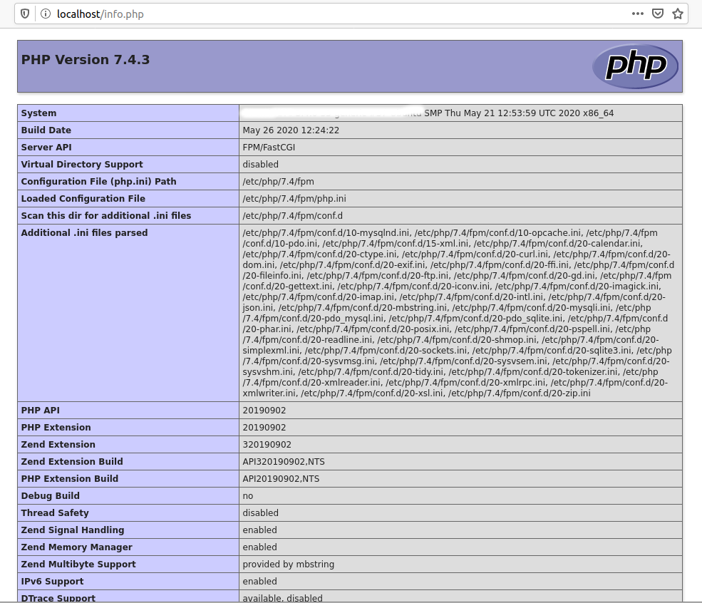 PHP - NGINX PHP - NGINX