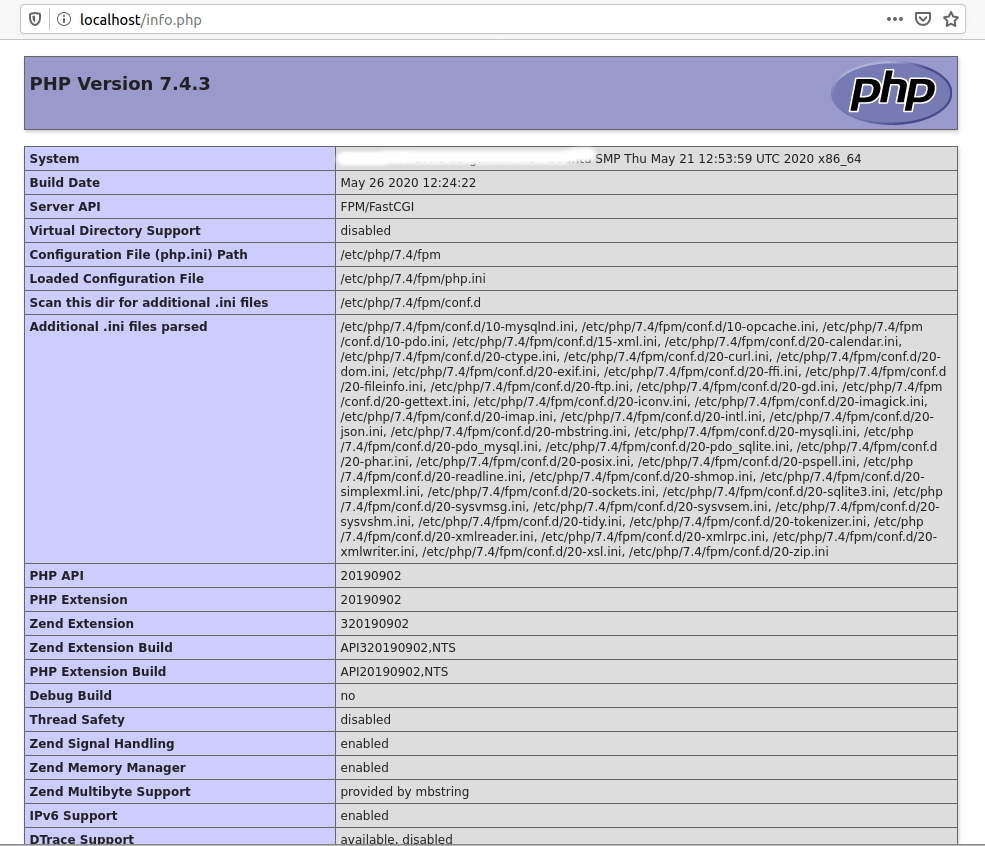 PHP - NGINX