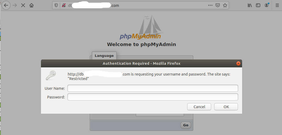 Install phpMyAdmin On Ubuntu 20.04 LTS - Password Prompt