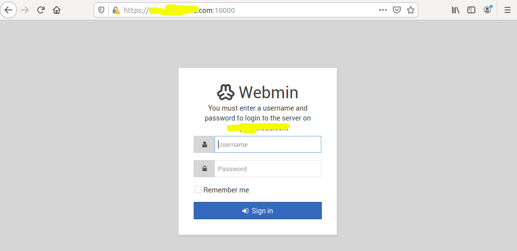 Install Webmin With Apache On Ubuntu 20.04 LTS - Login Install Webmin With Apache On Ubuntu 20.04 LTS - Login